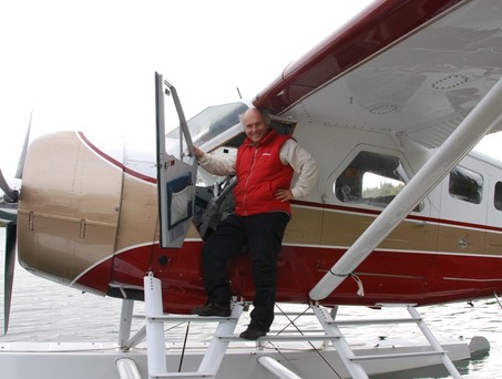 Christoph auf Wasserflugzeugen nebenberuflich in Alaska