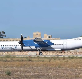 De Havilland Canada Dash 8 von Universal Air: Nicht mehr auf Linienstrecken unterwegs.