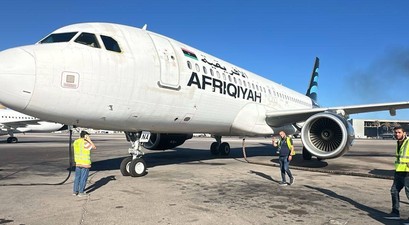 Airbus A320 von Afriqiyah Airways: Von ehemals acht Maschinen ist noch ein Airbus einsatzbereit.