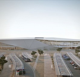 So wird der Flughafen nach der Fertigstellung aussehen.