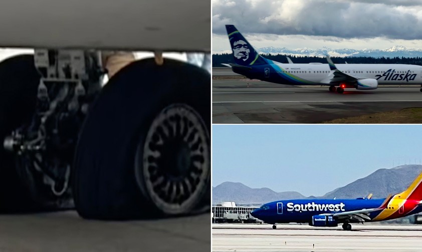 Vollbremsung auf Piste verhindert Kollision von zwei Jets in den USA