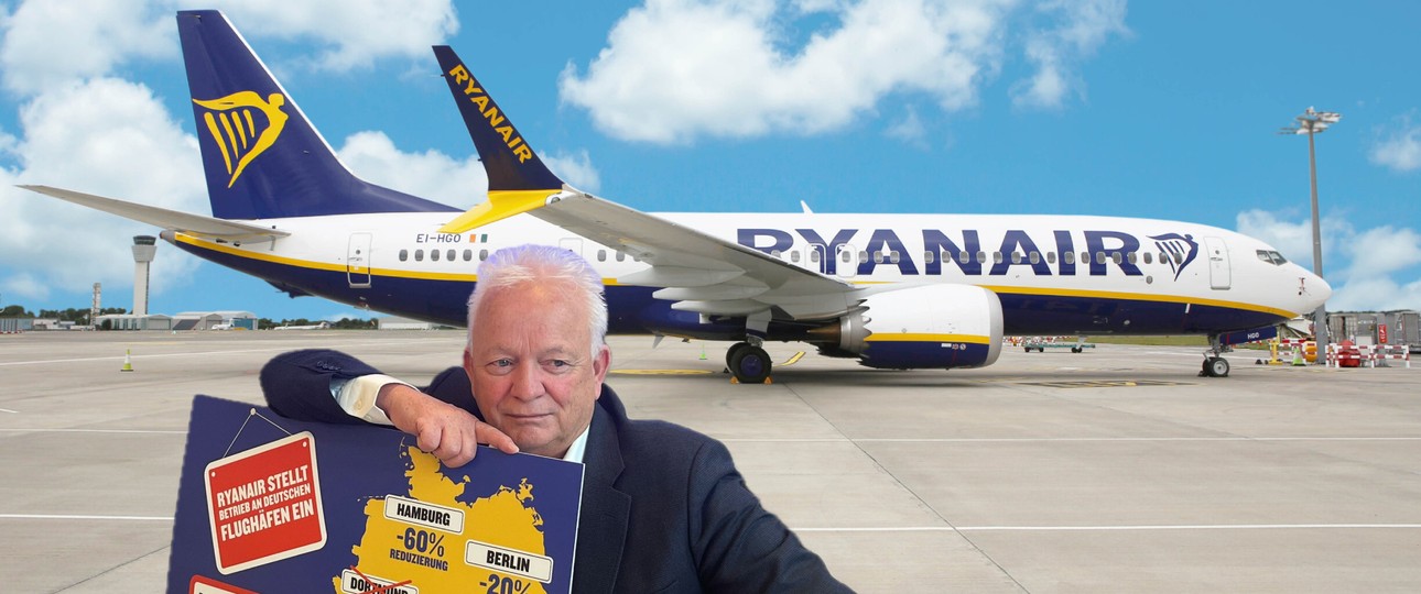 Ryanairs Airline-Chef Eddie Wilson: Kürzt in Deutschland.