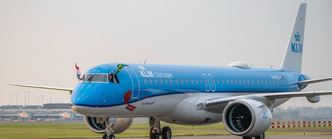 Embraer E195-E2: KLM ist die größte Betreiberin der brasilianischen Regionaljets in Europa.