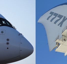 Airbus A350-1000 und Boeing 777-9: KLM schaut genau hin.