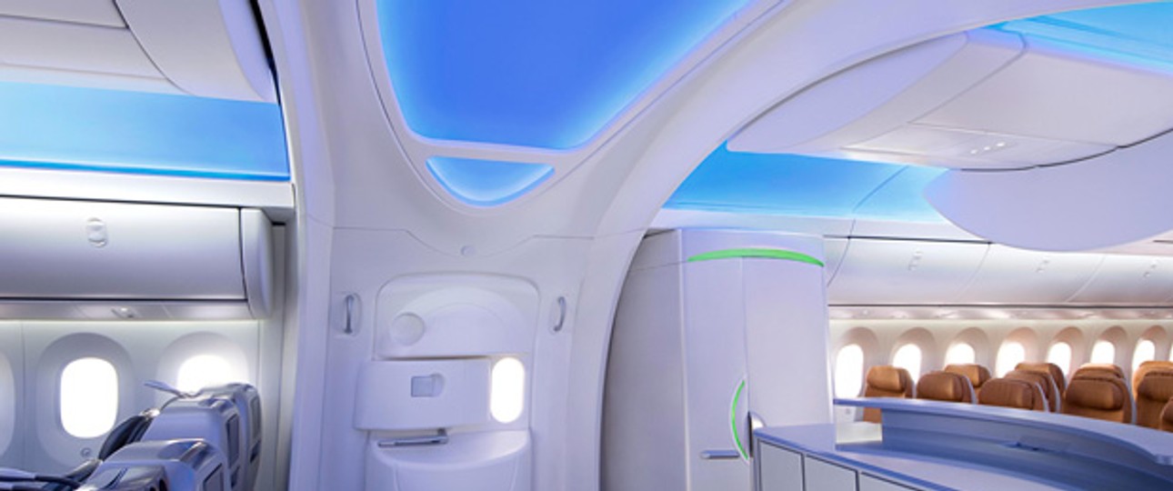 Dreamliner-Kabine: Bald immer mit W-Lan?