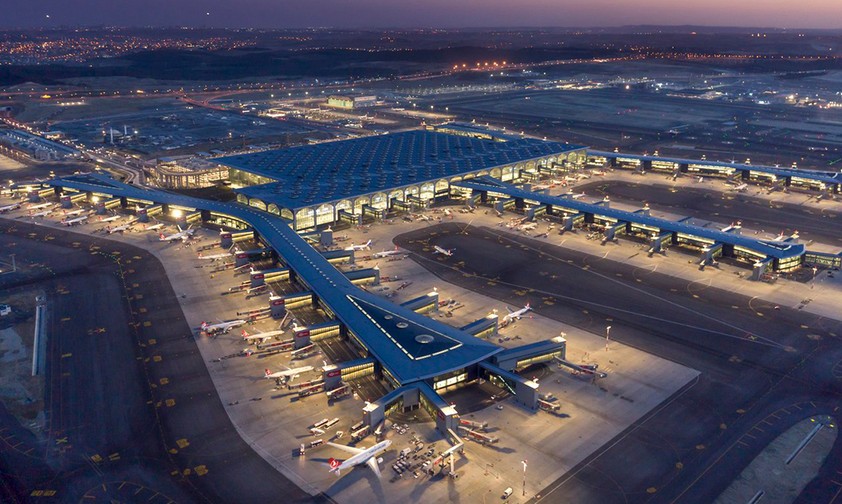 Auf Rang zwei ist IGA Istanbul mit 278.000 Bewegungen.