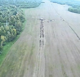 Der Airbus A320 auf dem Weizenfeld: