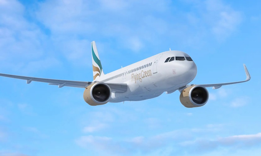 Airbus A320 Neo in den Farben von Flying Green: Soll ab 2023 fliegen.