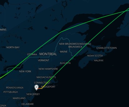 Von Detroit nach New York statt Amsterdam: Delta-Flug vom 2. auf den 3. Juli.