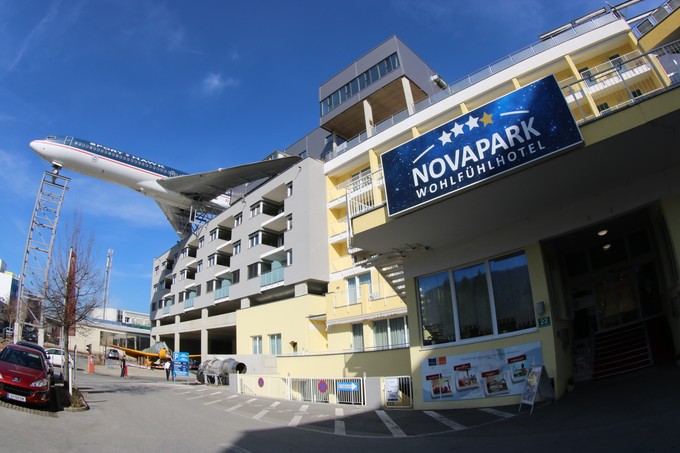 Das Novapark in Graz ist ein Hotel mit eigener Fluglinie.