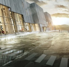 So soll der Flughafen Nuuk künftig aussehen: Er bekommt ein neues Terminal, außerdem ...