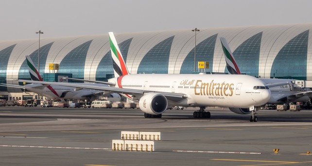 Emirates Boeing 777 Dubai