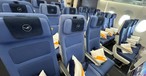 Economy Class im Airbus A350 von Lufthansa: Wer wenig zahlt, hat gratis nicht viel Auswahl.