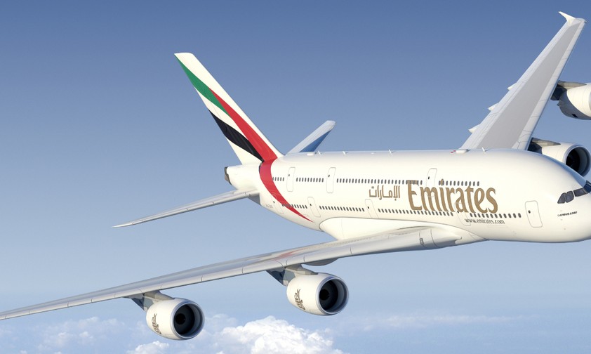 Airbus A380 von Emirates: War vor der Pandemie Stammgast in Amsterdam.