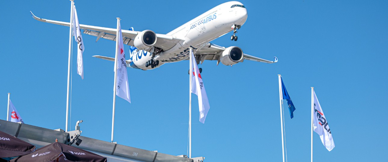 Airbus A350-1000 bei der Paris Air Show 2019: Ist auch 2023 wieder dabei.