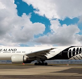 Boeing 777-200 von Air New Zealand: Die Airline fliegt erst später nach New York.
