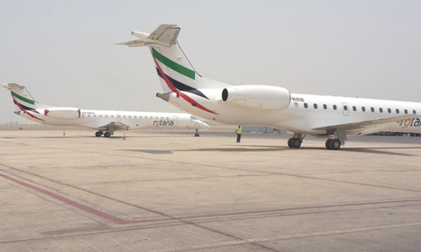 Embraer ERJ145 von Rotana Jet: Neue Routen.