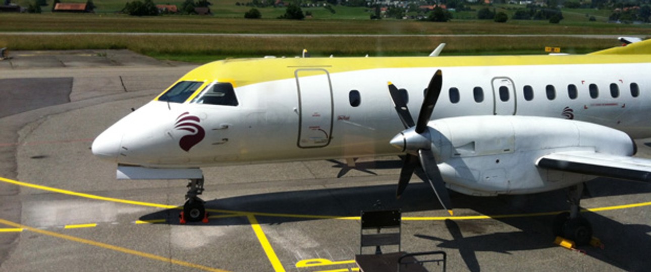 Saab 340 von CSO City Fly: Im Wet Lease von Skytaxi