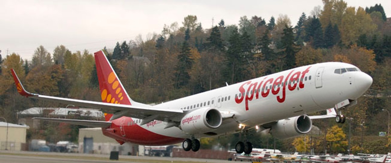 Boeing 737 von Spicejet: Die Inder bleiben Boeing treu.