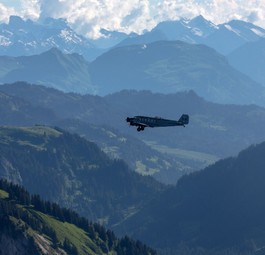Ju 52 von Ju Air: Sie war lange ein gewohntes Bild in den Alpen.