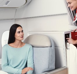 Passagierin in der erstn Klasse: La Premier soll nochmals besser werden.