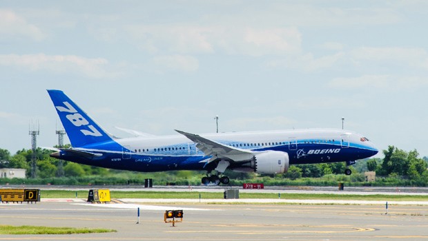 Boeing zeigt an der weltgrößten Luftfahrtmesse auch seinen Dreamliner, der in Farnborough erstmals in der Version von Qatar zu sehen sein wird.