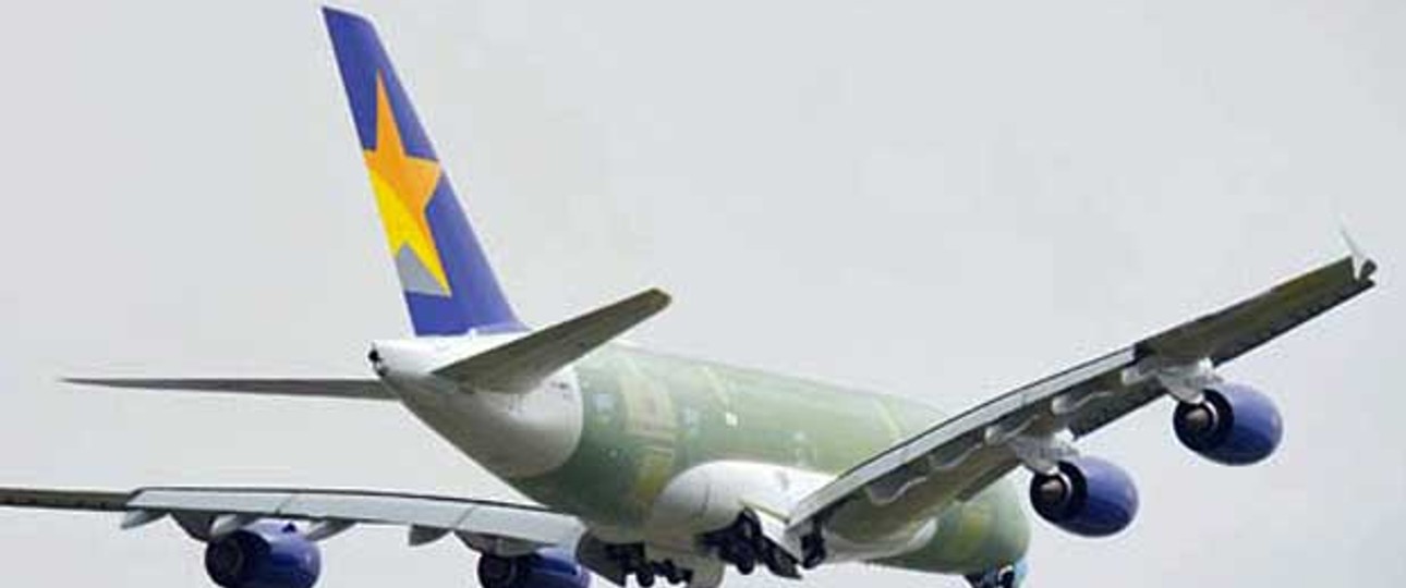 Skymark Airlines: Die japanische Fluggesellschaft bestellte 2011 sechs A380. Inzwischen kann sie sie nicht mehr bezahlen. Airbus und Skymark kämpfen noch um die Konditionen der Abbestellung.