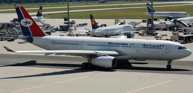 Airbus A330 von Yemenia: Der Jet wurde am Start gehindert.
