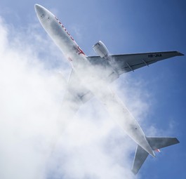 Flugzeug von Swiss: Die Schweizer legen deutlich zu.
