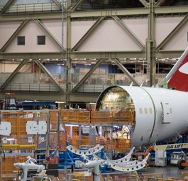 Bau einer Boeing 787 für Qantas: Die FAA schaut sehr genau hin.
