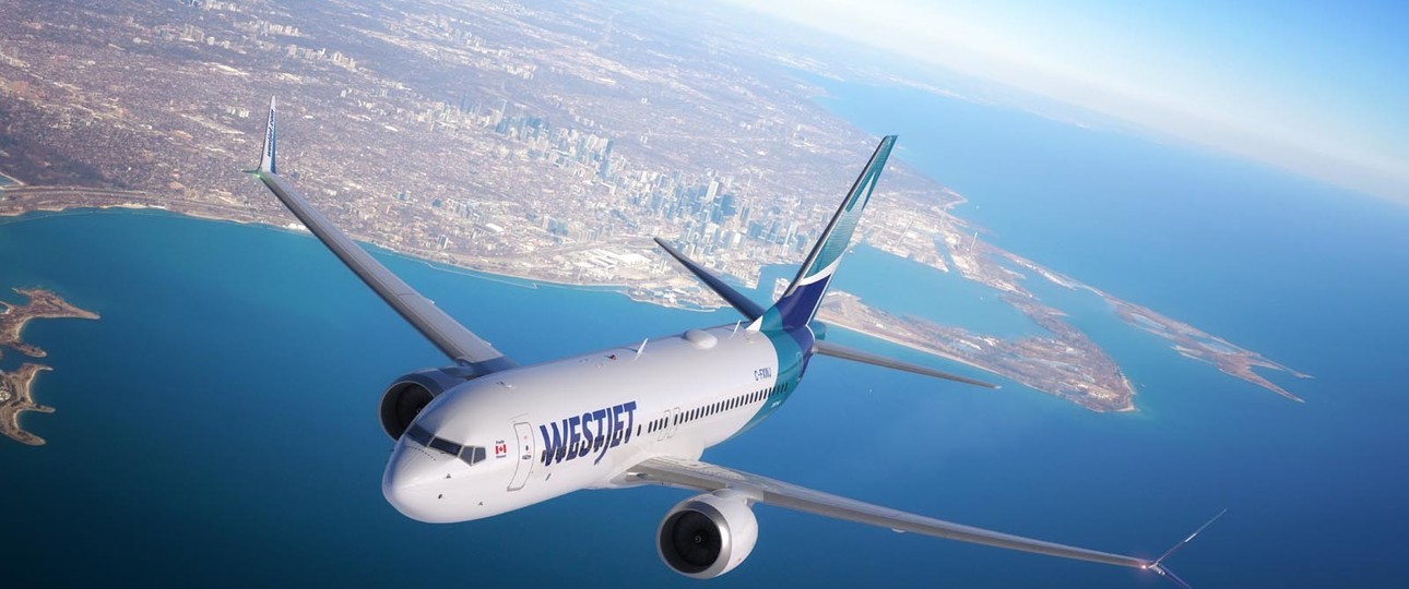 Boeing 737 Max von Westjet: Fliegt auch nach Dublin.