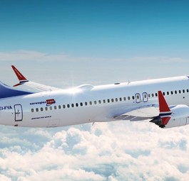 Boeing 737 Max from Norwegian.