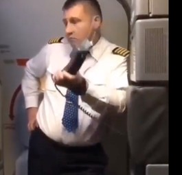 Pobeda-Pilot: Mutiges Statement.