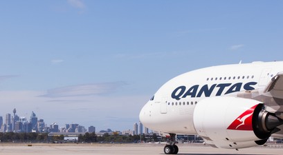 Airbus A380 von Qantas: Ein Werkzeug blieben der Tragfläche.