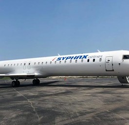 Bombardier CRJ900 von Syphax Airlines: Bald soll es losgehen.
