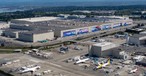 Luftaufnahme des Boeing-Werkes Everett: Bald wird Platz frei.