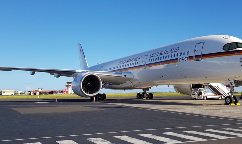 Airbus A350 der Flugbereitschaft: Soll nach Indien fliegen.