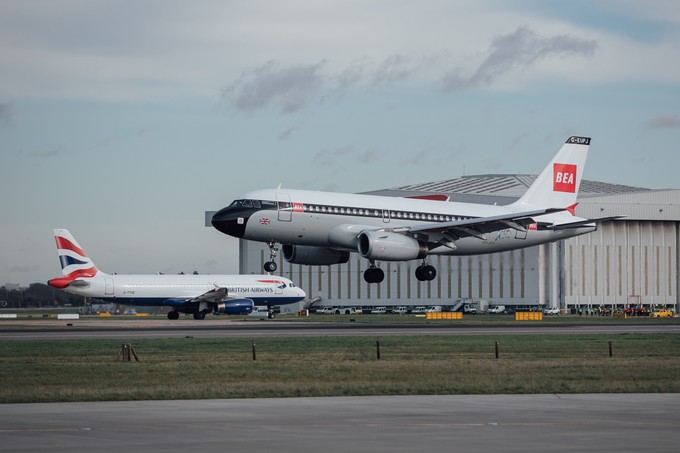 Der Retro-Flieger ist der zweite in der Serie von British Airways zum 100-Jahr-Jubiläum.