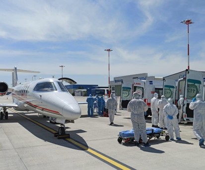 Learjet von Red Star Aviation: Die Airline hat Hantavirus-Patienten nach Amsterdam geflogen.