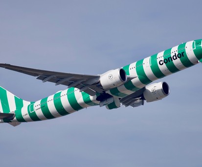 Airbus A330 Neo von Condor: Die Flottenmodernisierung hat dem Ferienflieger geholfen.