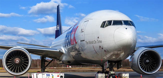 Boeing 777-F von Fedex in Köln.
