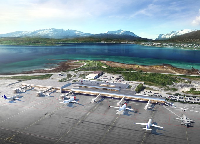 Der Überblick auf den ausgebauten Flughafen.