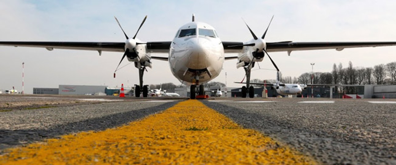 Fokker 50 von VLM Airlines: Bald in Friedrichshafen zu sehen.