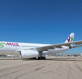 Airbus A330 von Wamos Air: 357 Economy-Plätze.