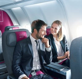 Fluggäste mit Best-Tarif: Eurowings hat das Angebot aufgefächert.