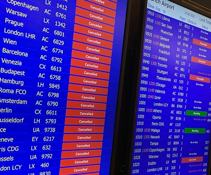 Annullierte Flüge in Zürich am Mittwoch: Absolutes Chaos.