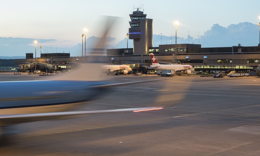 Flughafen Zürich (Symbolbild): Im März wäre es fast zu einem Unfall gekommen.