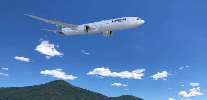 Boeing 777X von Lufthansa.