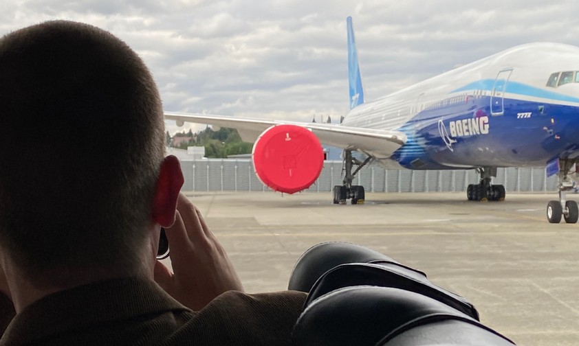 Boeing 777X in Everett: Technische Spitzenleistungen gefordert.