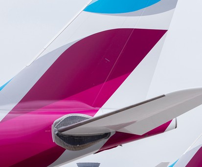 Heck eines Airbus A330: Solch ein Flieger war betroffen.